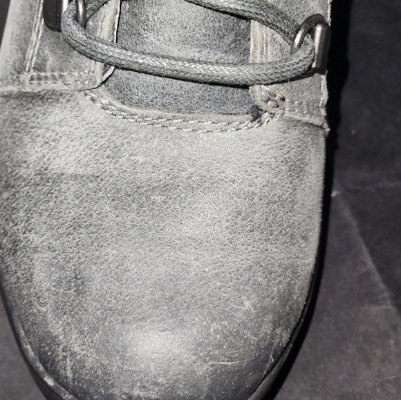 Sorel Joan Uptown Lace Leather Wedge Women's Boots Grey NL3790-052 US Size 6 - Picture 4 of 7